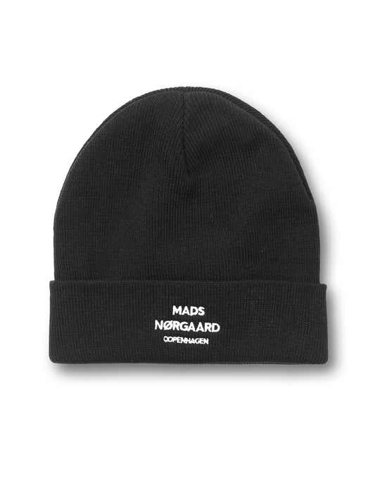 Isak Logo Ambas Beanie, Black