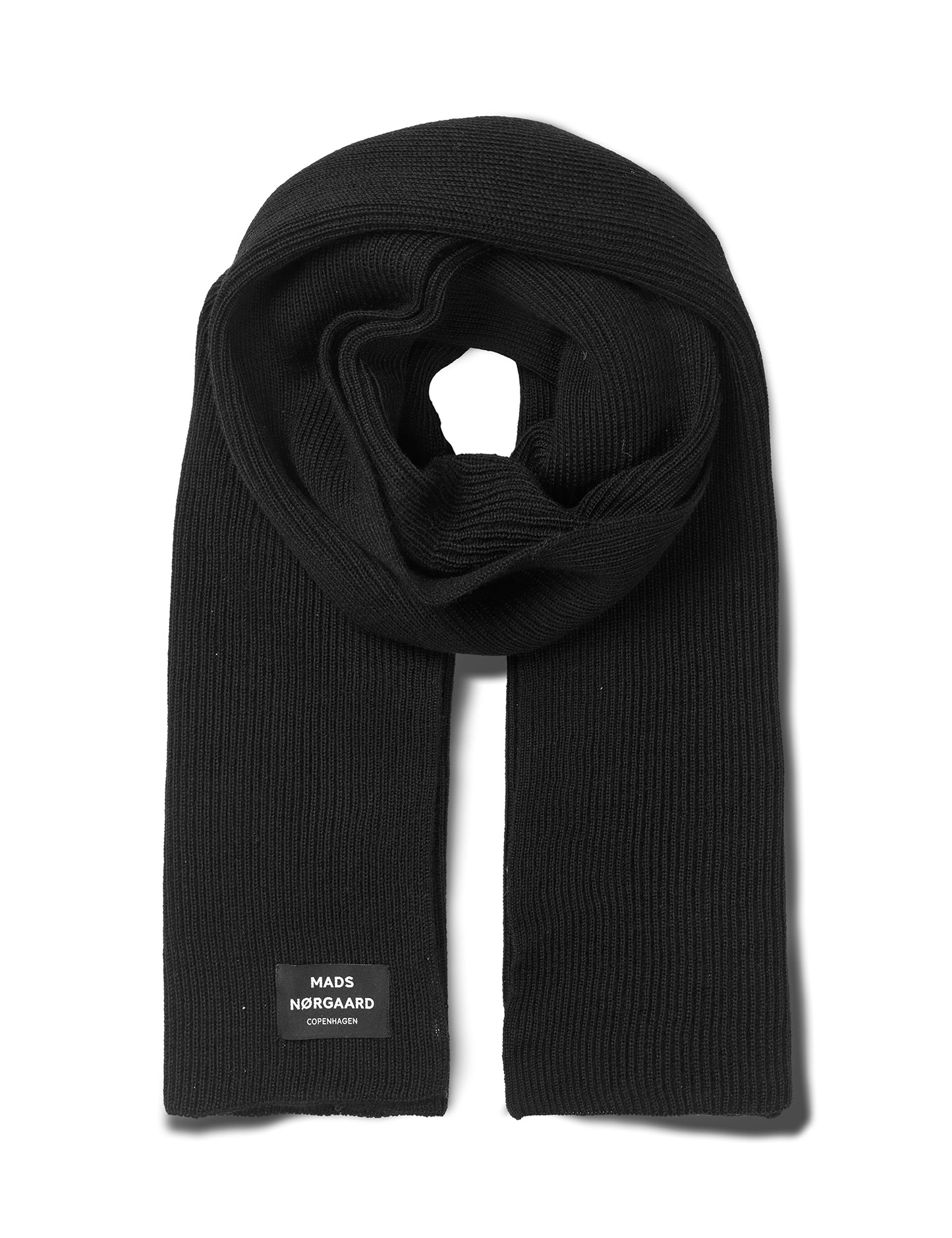 Wool Arne Scarf, Black