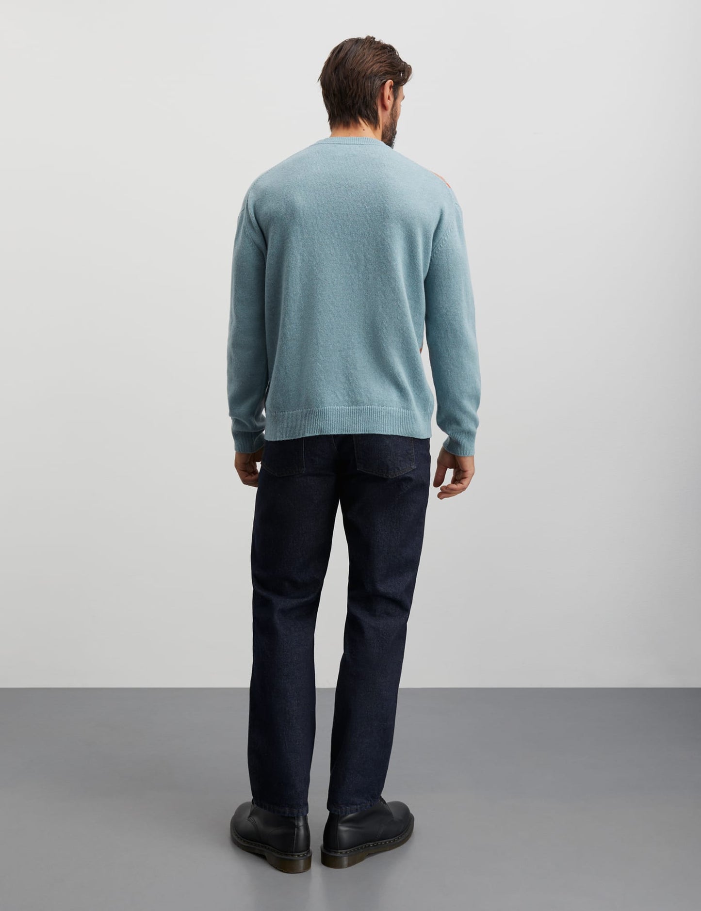 Eco Wool Vilhelm Lines Knit, Slate