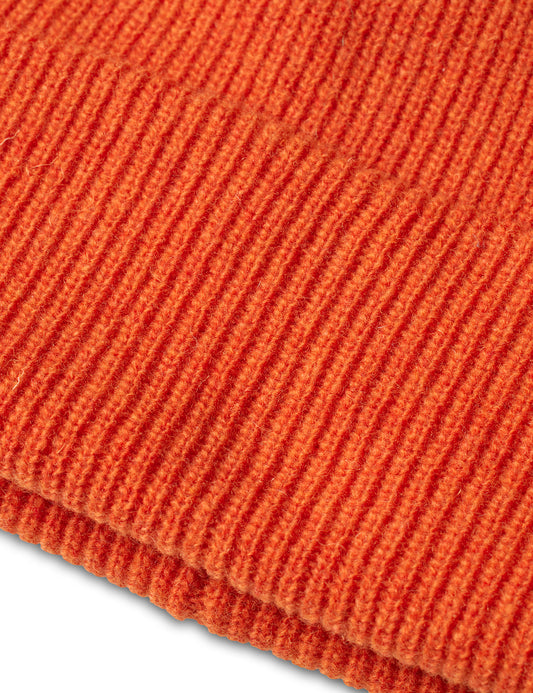 Eco Wool Toke Beanie, Orange