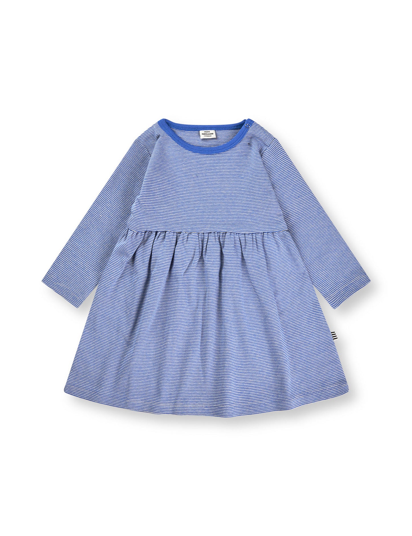 Soft Micro Striped Merkur Dress, Amparo Blue/Fog