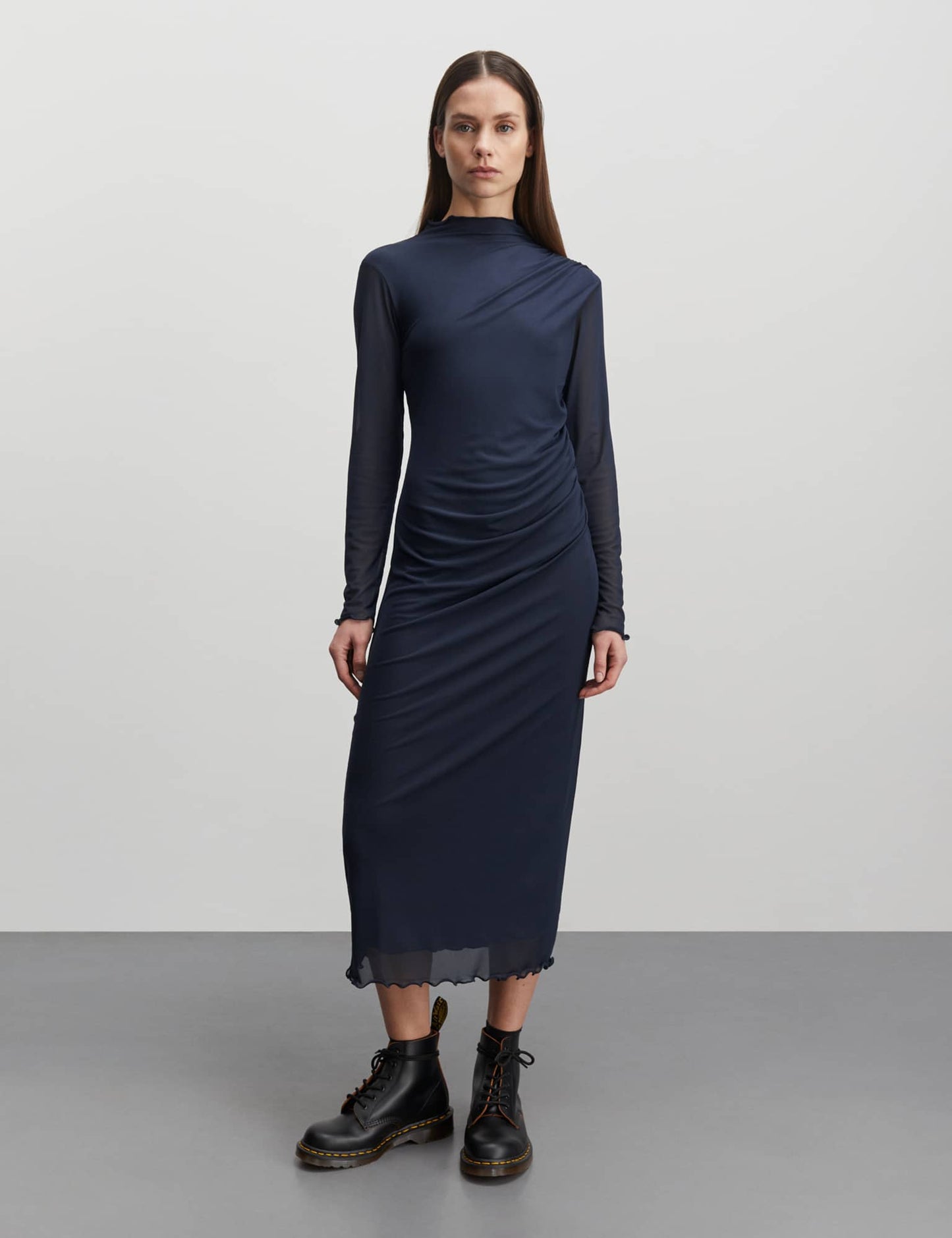 Stretch Mesh Fia Dress, Parisian Night