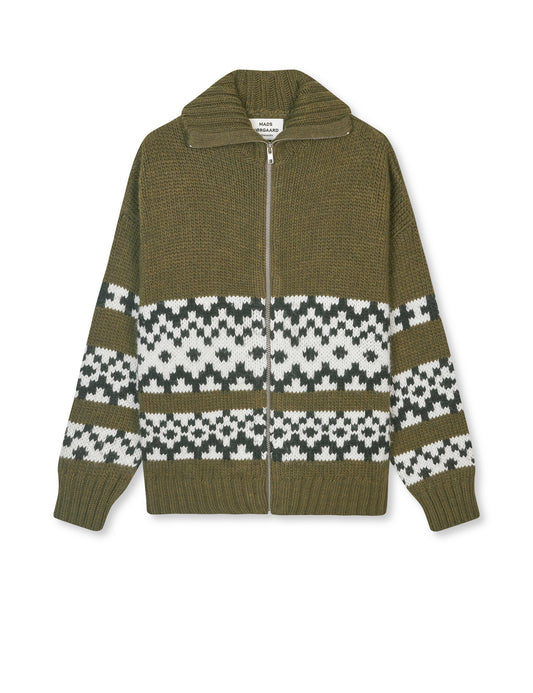 Crash Bjork Cardigan, Martini Olive