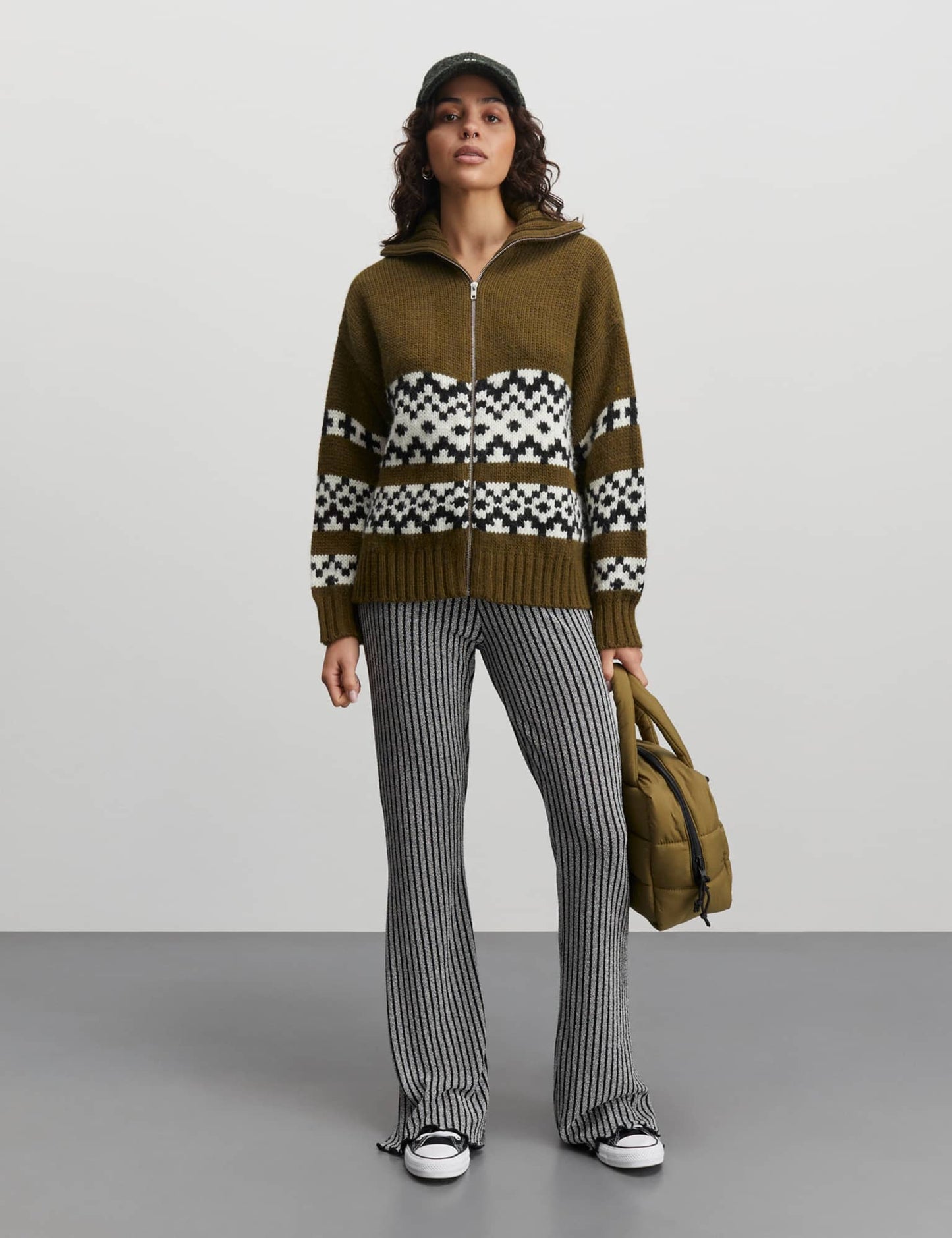 Crash Bjork Cardigan, Martini Olive