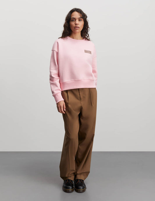 Organic Sweat Tilvina Sweatshirt, Candy Pink