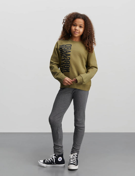 Organic Sweat Talinka Sweatshirt, Martini Olive