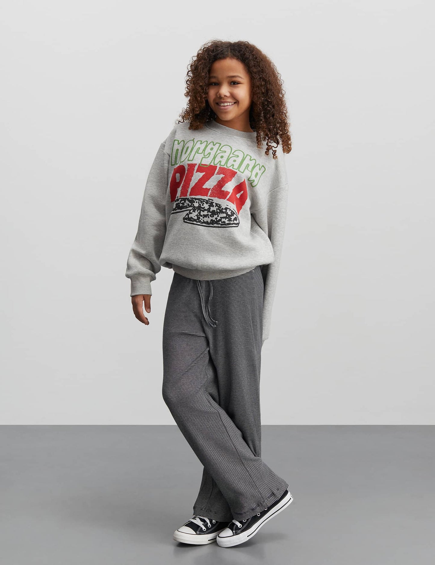 Mix Sweat Sonar Sweatshirt, Light Grey Melange