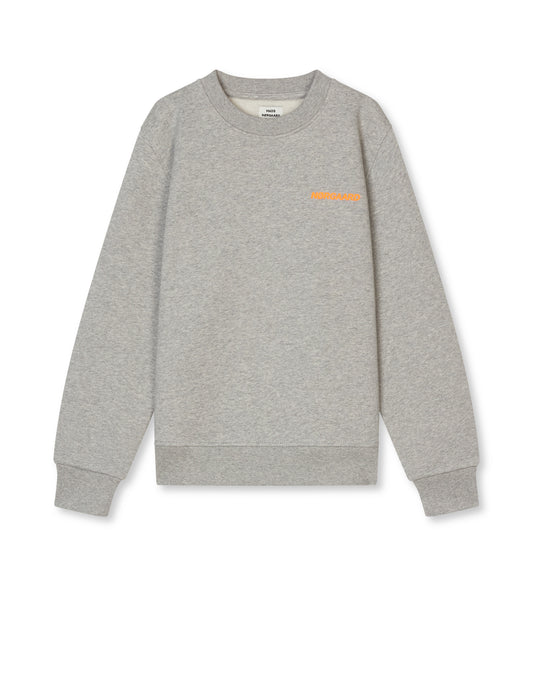 Organic Sweat Solo Sweatshirt, Grey Melange