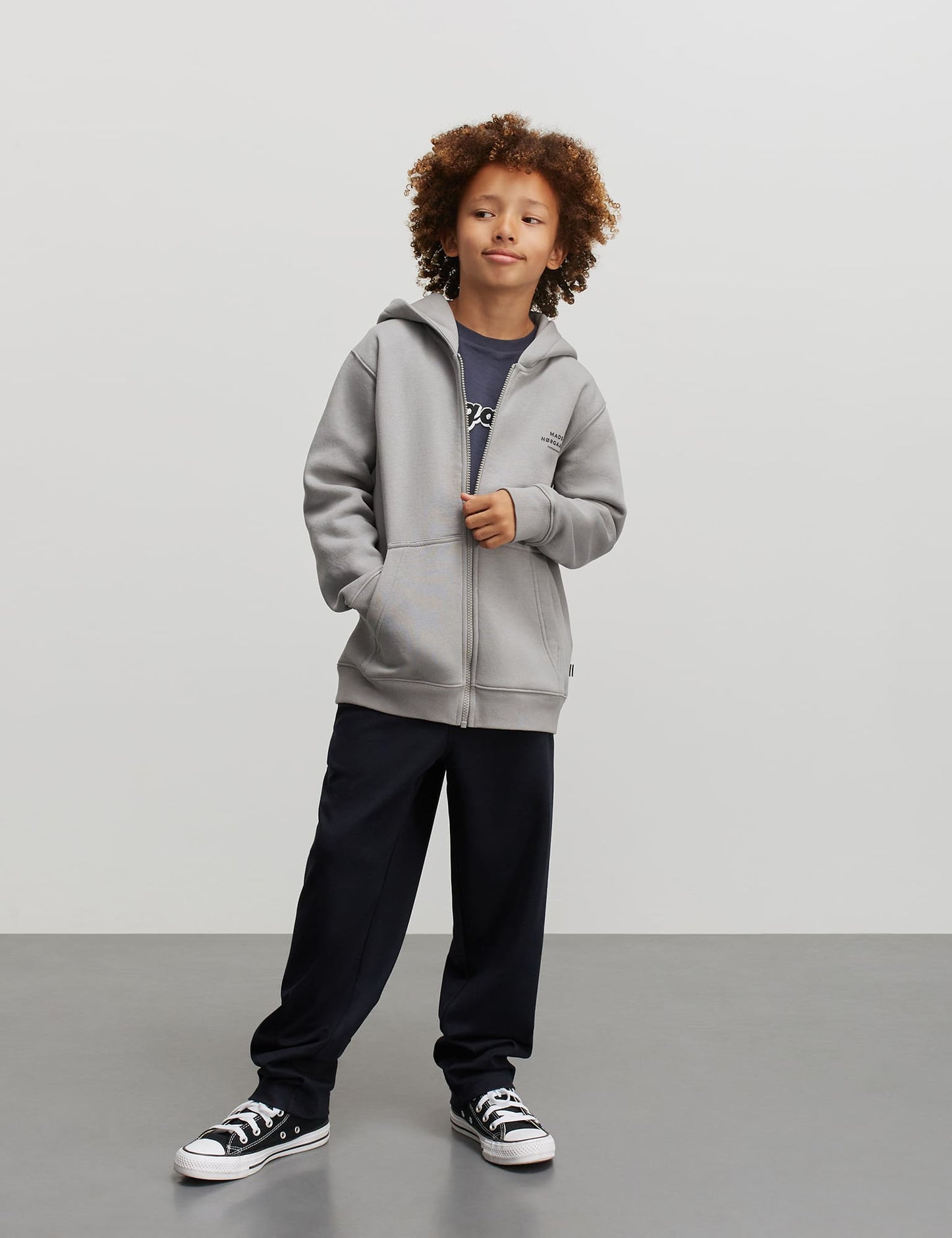 Standard Hudini Zip Sweatshirt, Moon Mist