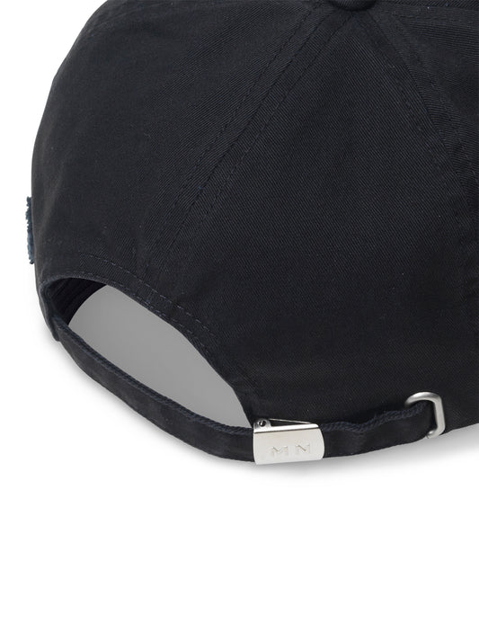 Soft Twill Cage Cap, Jet Black