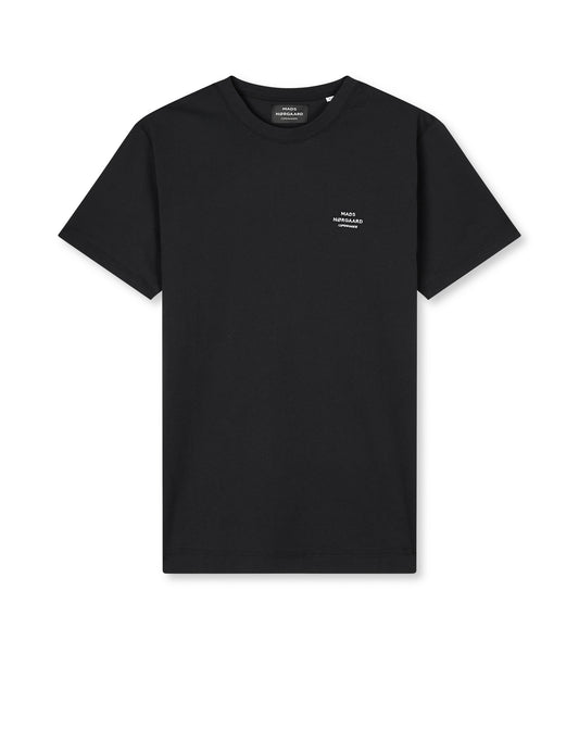 Cotton Jersey Frode Emb Logo Tee, Black