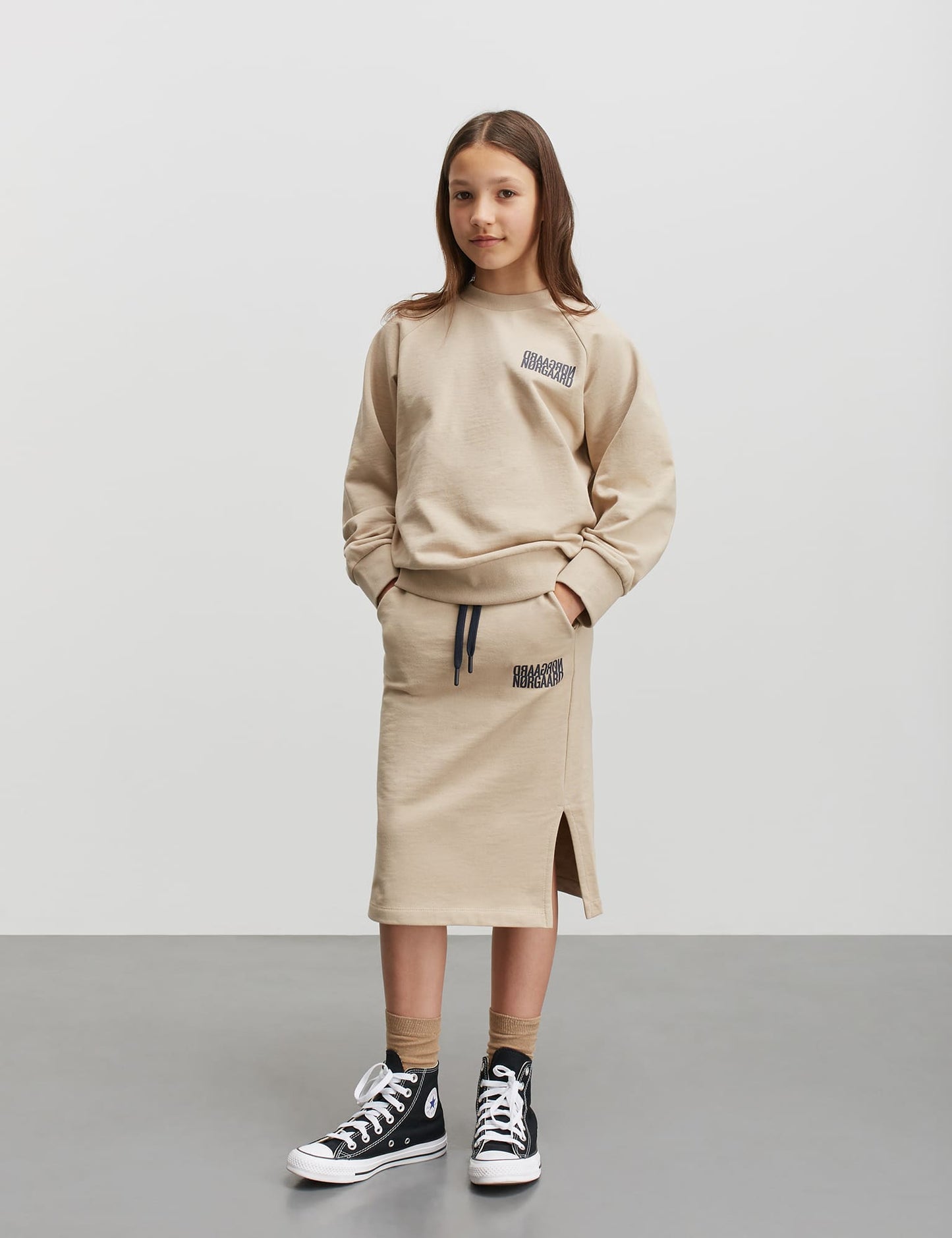 Light Organic Allisa Sweatshirt, Trench Coat