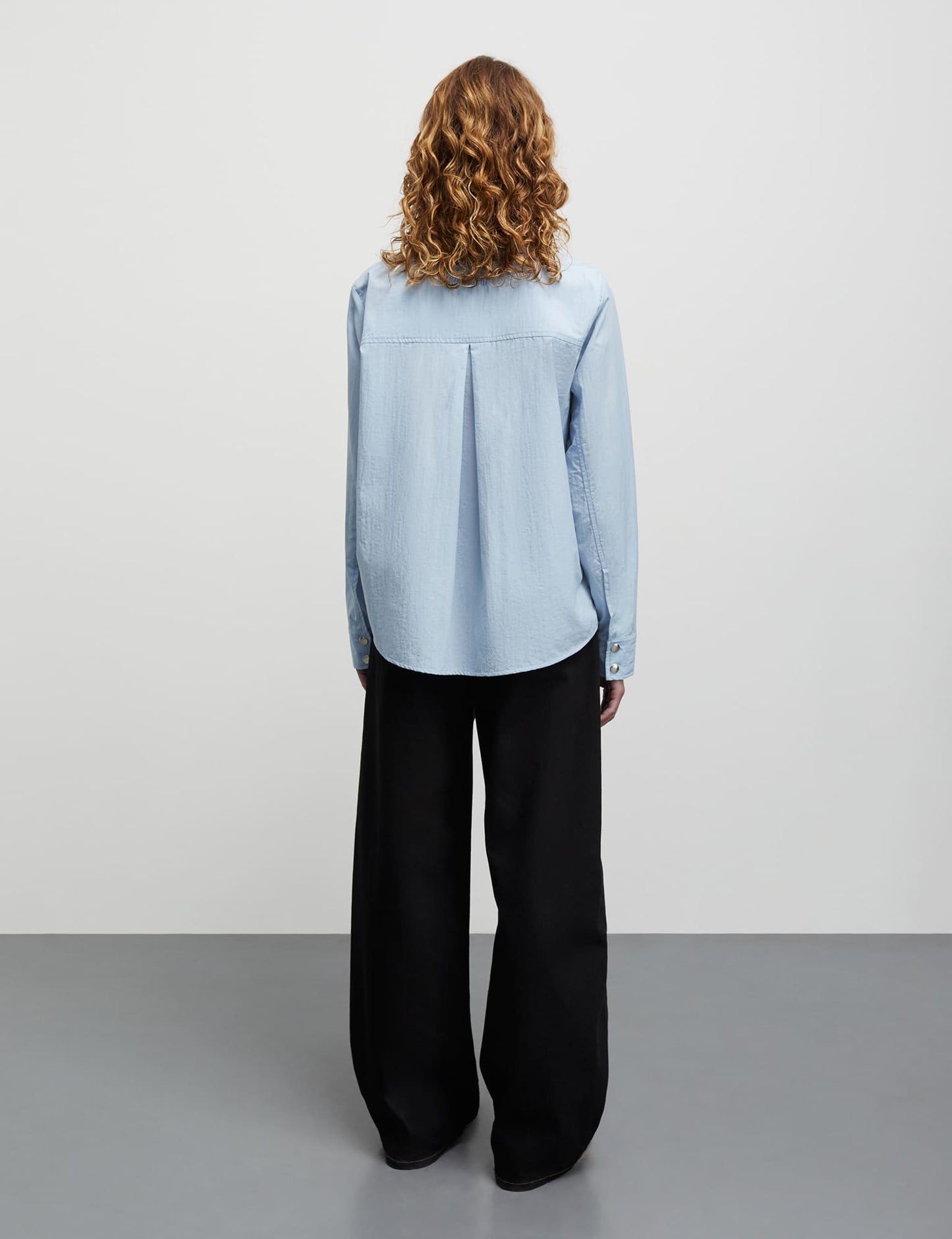 Naylon Flana Shirt, Cashmere Blue