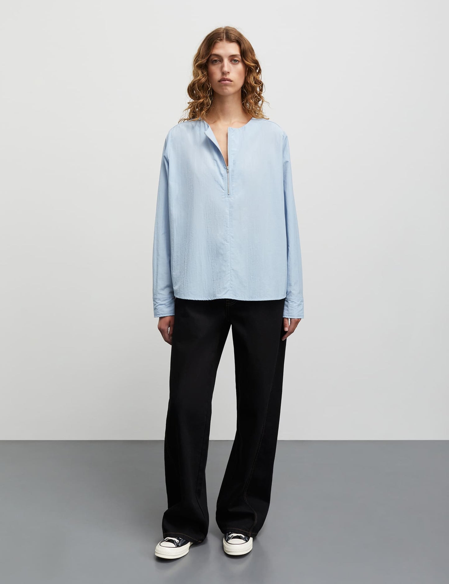 Naylon Flana Shirt, Cashmere Blue