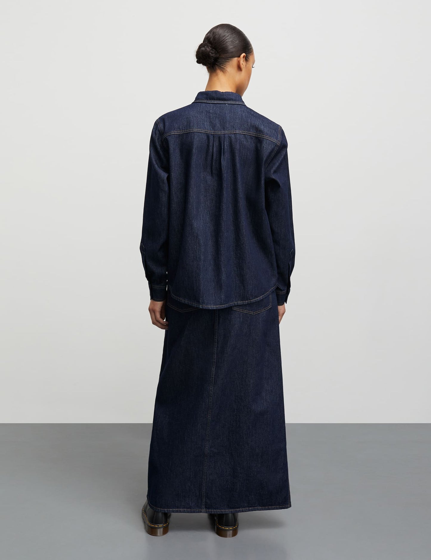 Cosy Denim Ketty Skirt, Dark Indigo