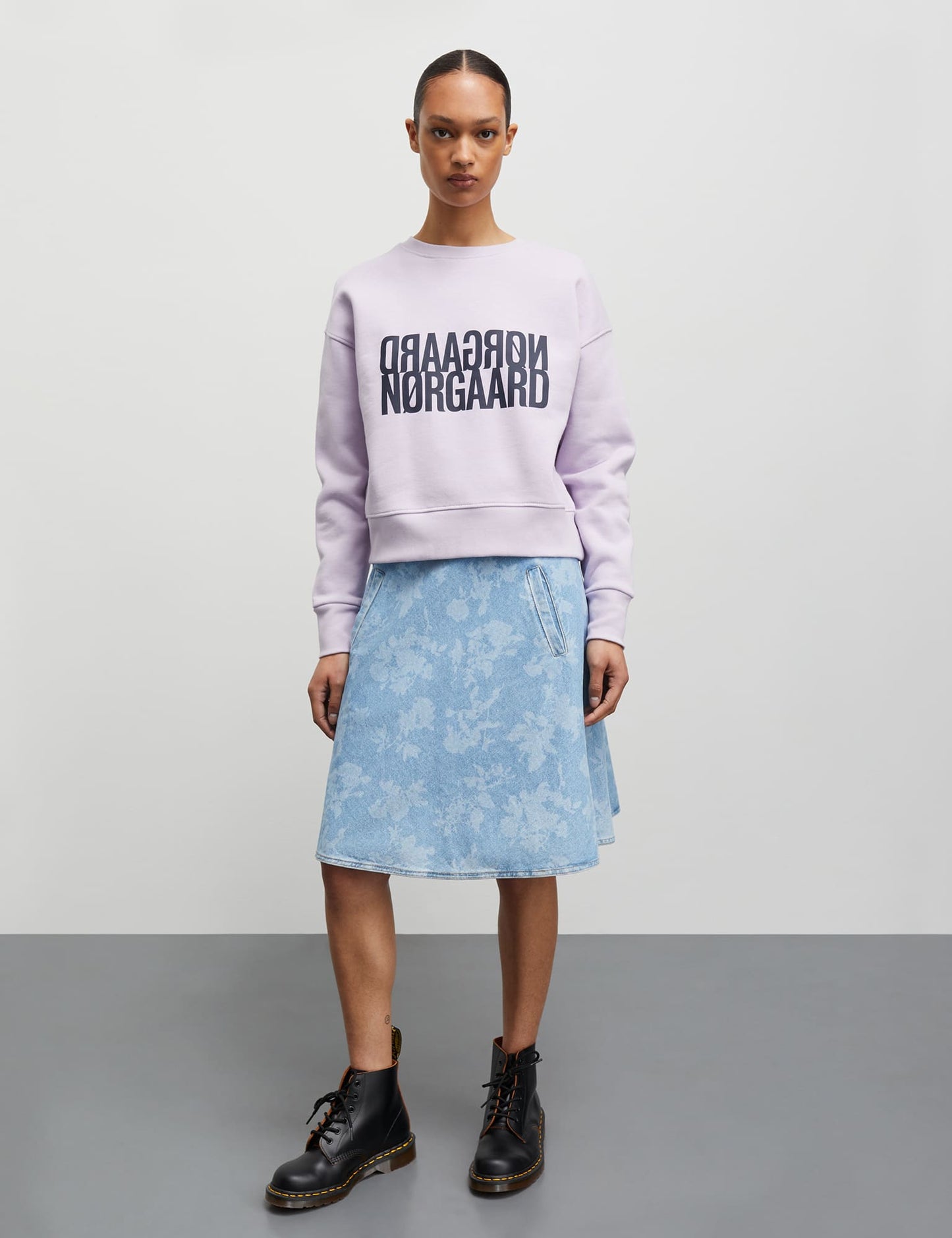 Organic Sweat Tilvina Sweatshirt, Orchid Petal