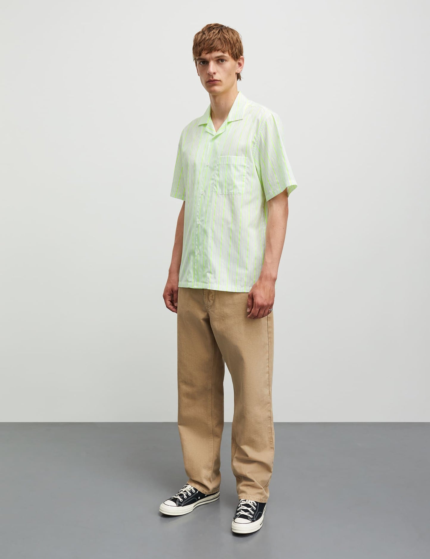 Neon Yarn Kenji Shirt SS, Love Bird Stripe