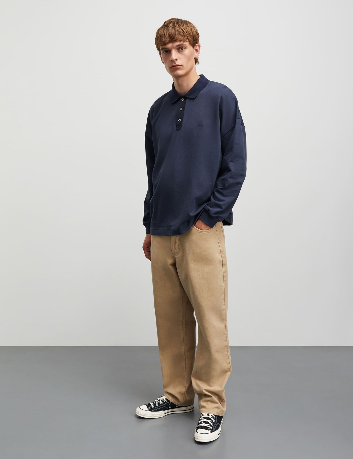 Light Terry Polo Sweat, Parisian Night