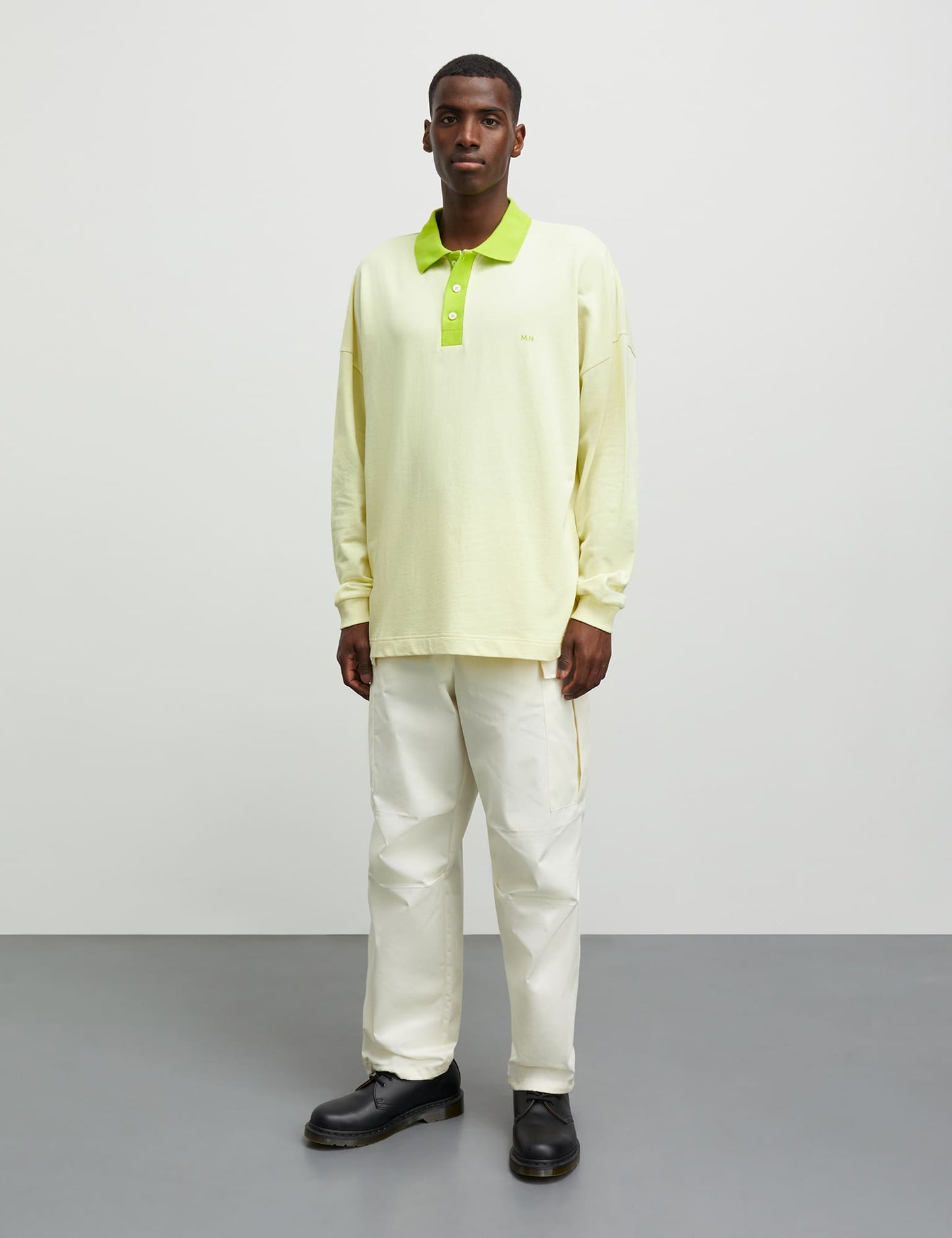 Light Terry Polo Sweat, Tender Yellow