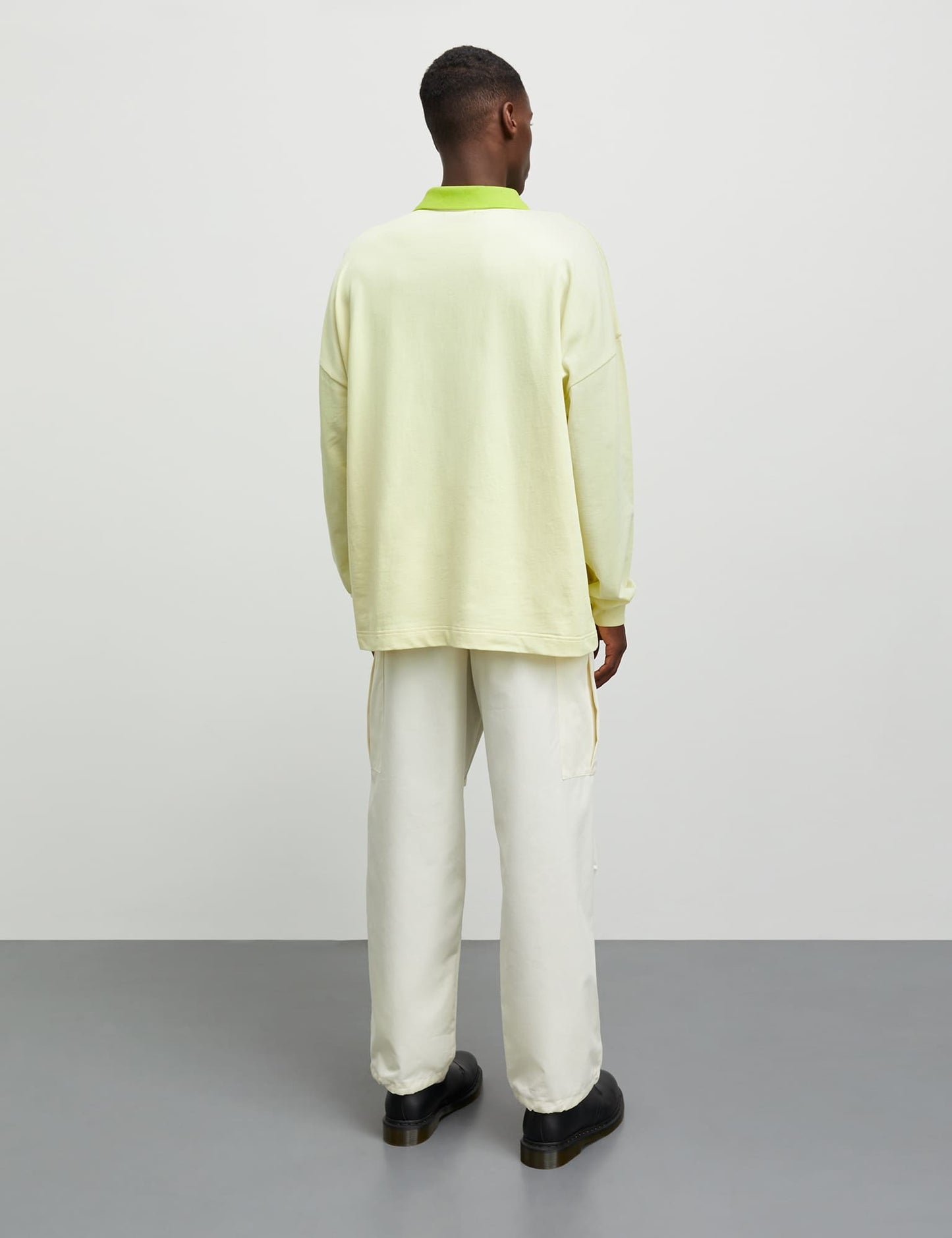 Light Terry Polo Sweat, Tender Yellow