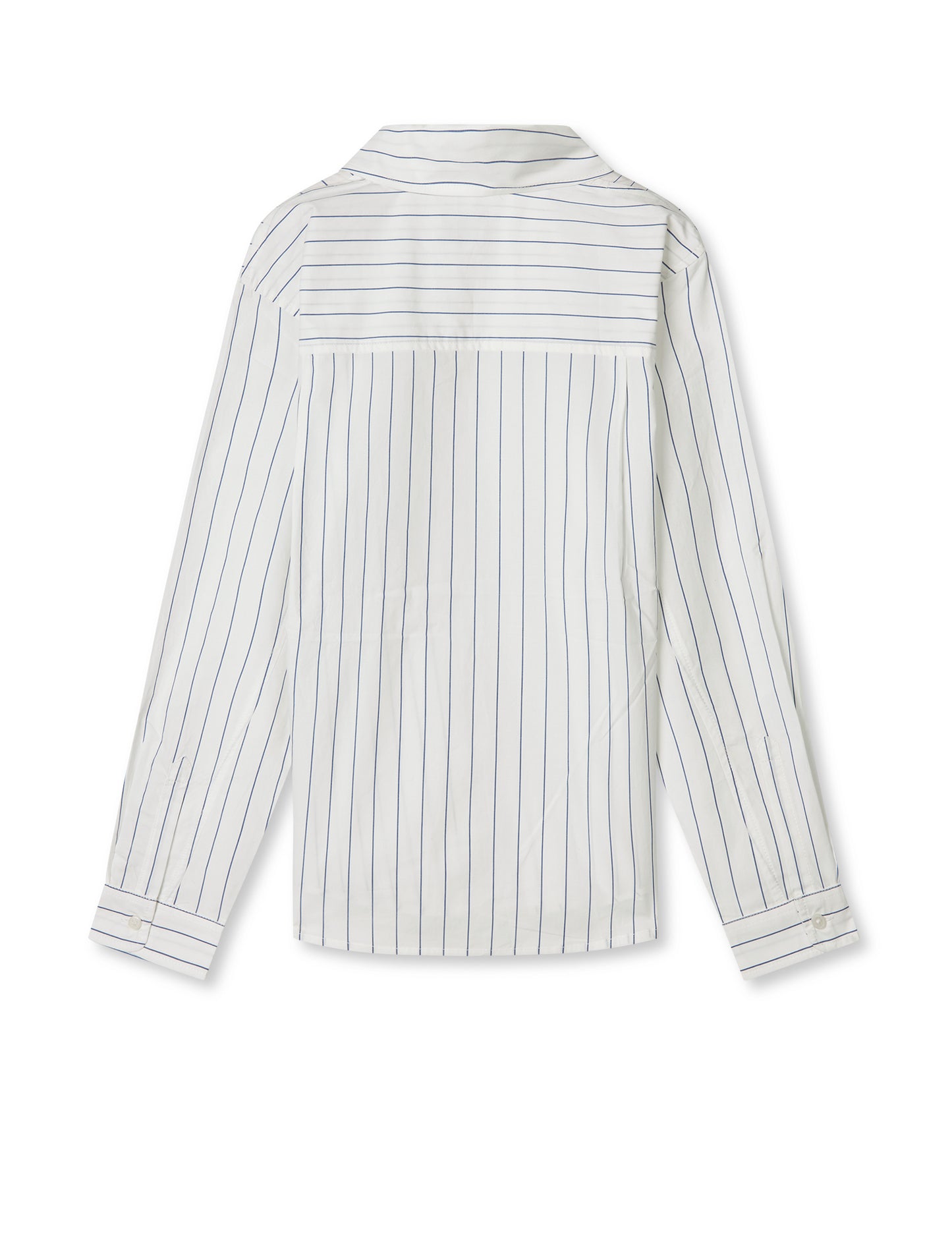 Crisp Poplin Svano Shirt, Pinstripe/Parisian Night