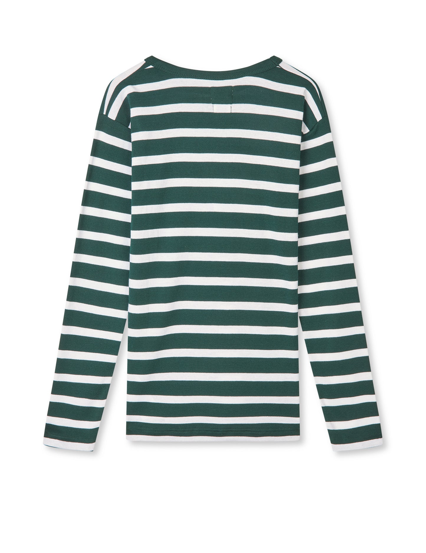 Trio Rib Tobino Tee LS, Pine Grove/White/Verdant Green