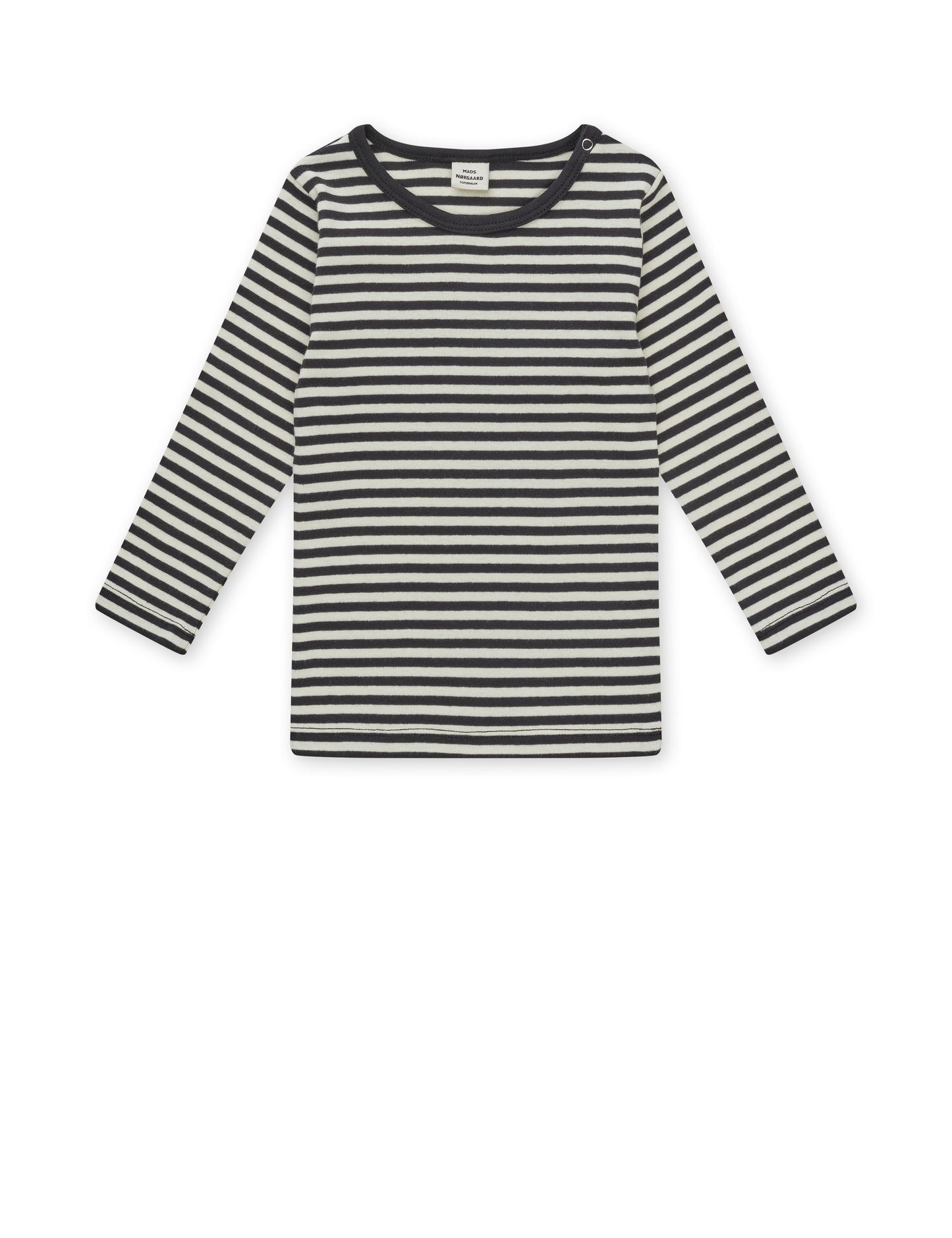 Soft Duo Striped Tobinino Tee LS, Black/Vanilla Ice