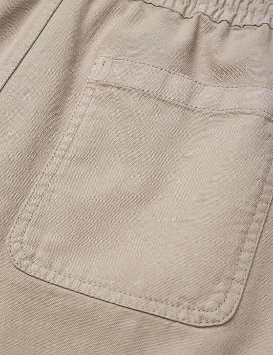 Dyed Canvas Beach Shorts, Plaza Taupe