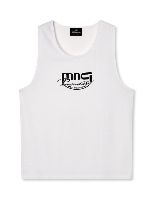 Cotton Jersey MNC Paradise Tanktop, White