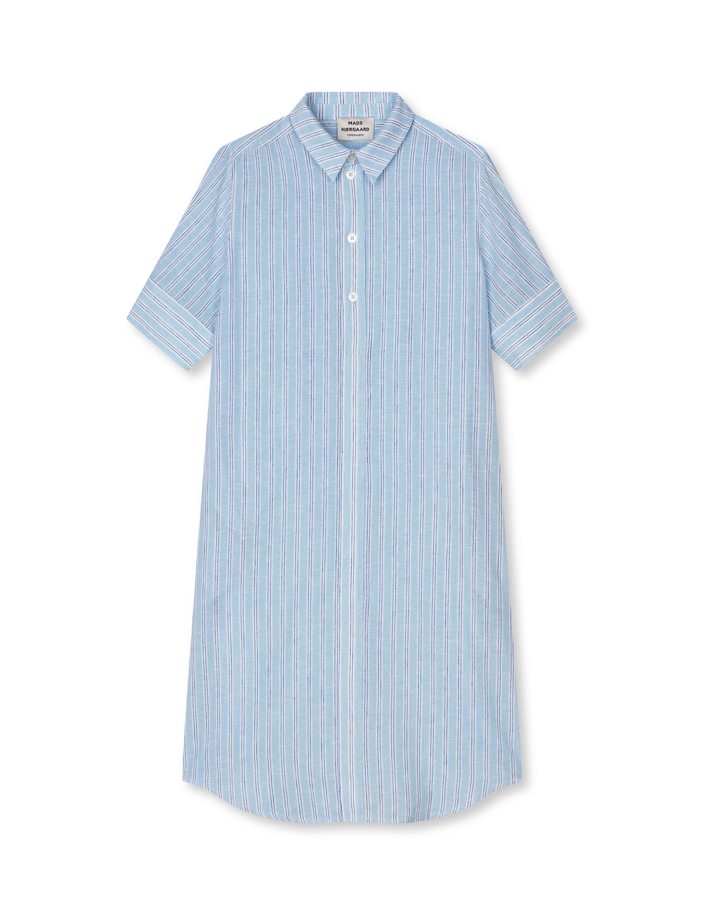 Colin YD Nina Dress, Pinstripe/Powder Blue