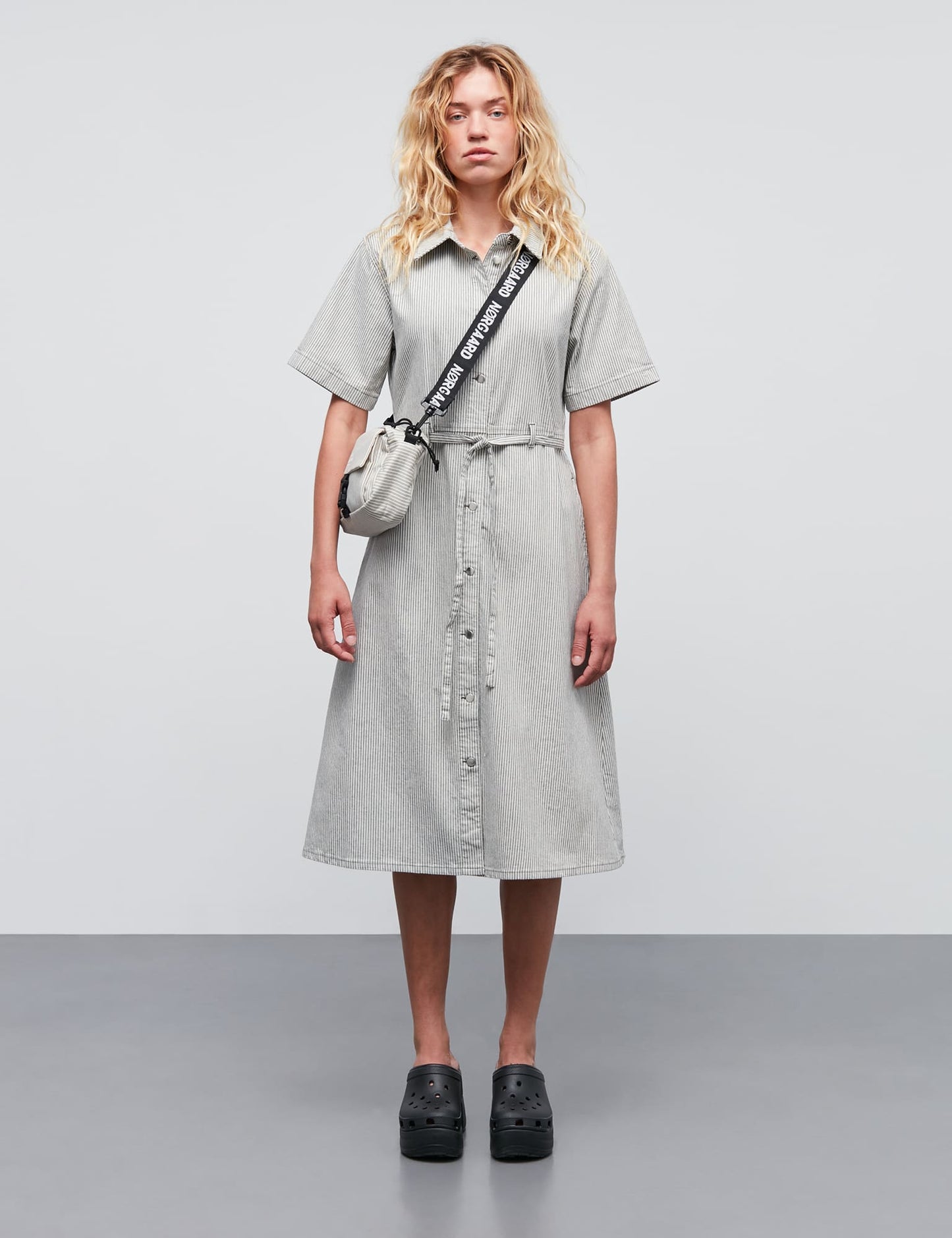 Bromi Svana Dress, Four Leaf Clover/Whitecap Grey