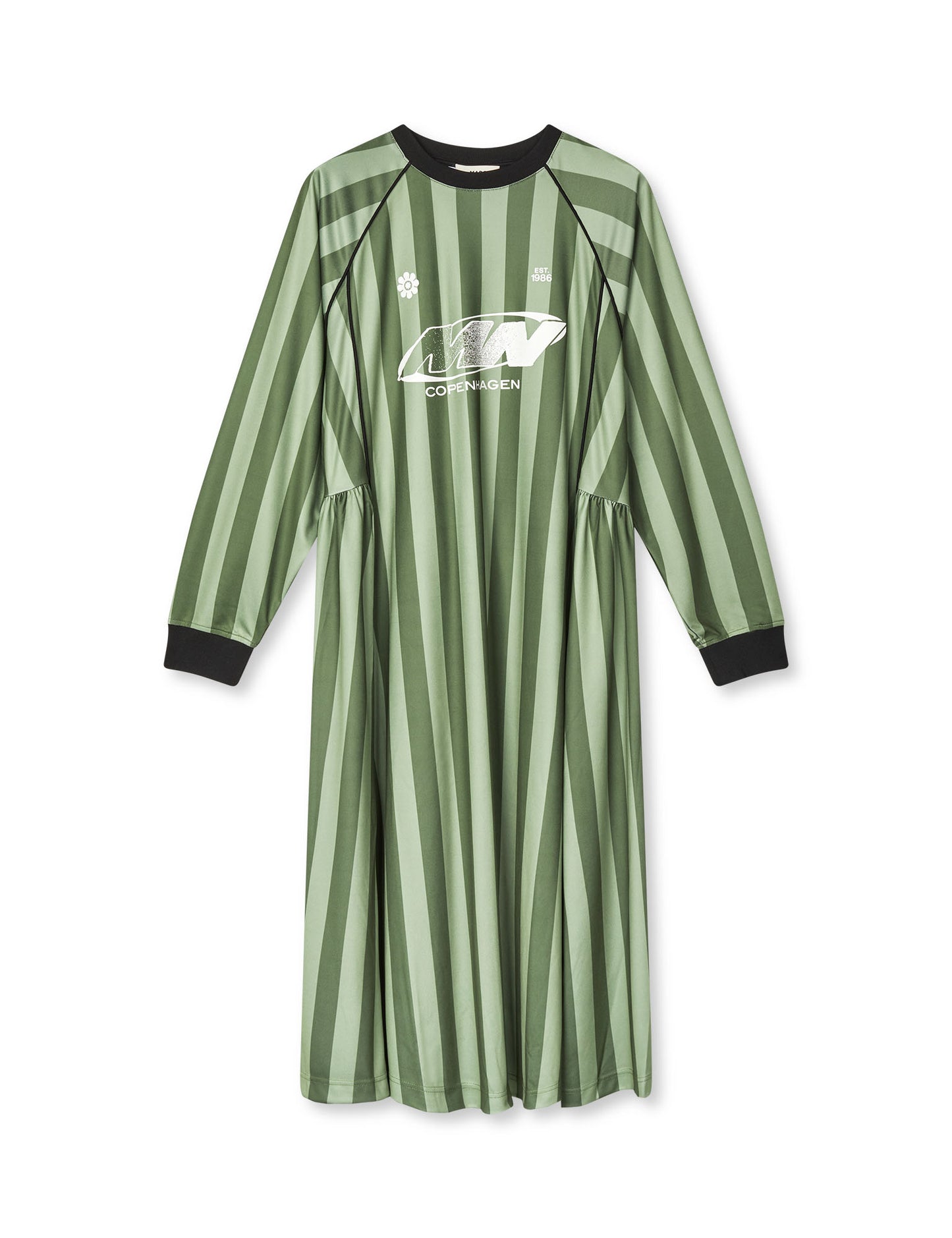 Shiny Sport Debbie Dress, Four Leaf Clover/Oil Green