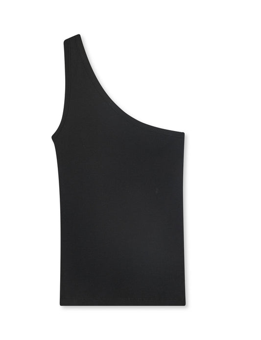 2x2 Cotton Kitty Top, Black