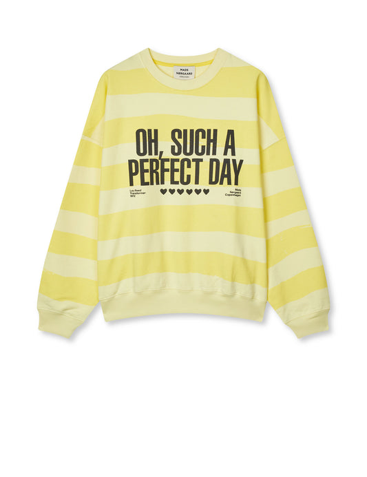 Compact Cotton Atli Sweatshirt AOP, Tender Yellow