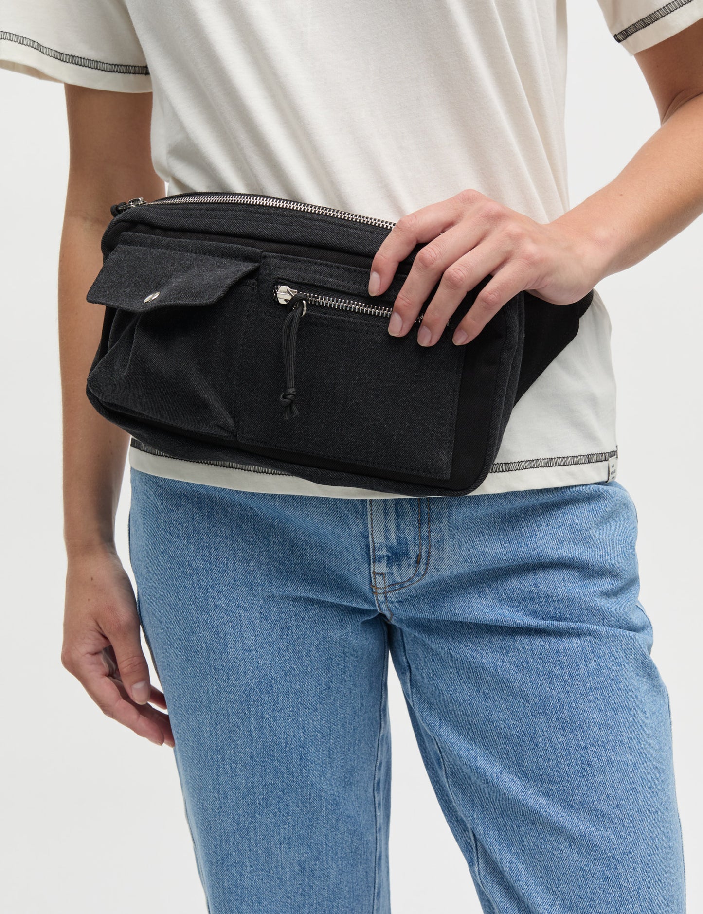 Copo Denim Carni Bag, Black/Black