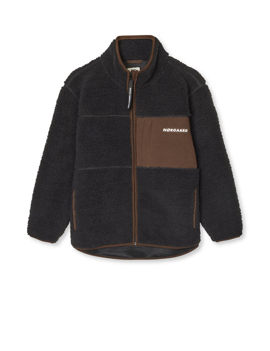 Teddy Fleece  Jeffo Jacket, Jet Black