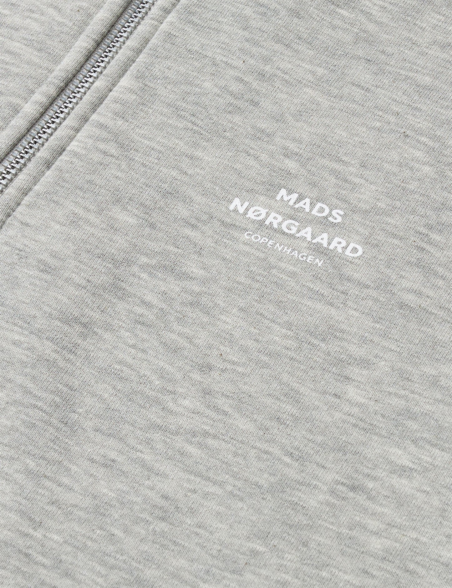 Mix Sweat Crewie Half Zip Sweatshirt, Grey Melange