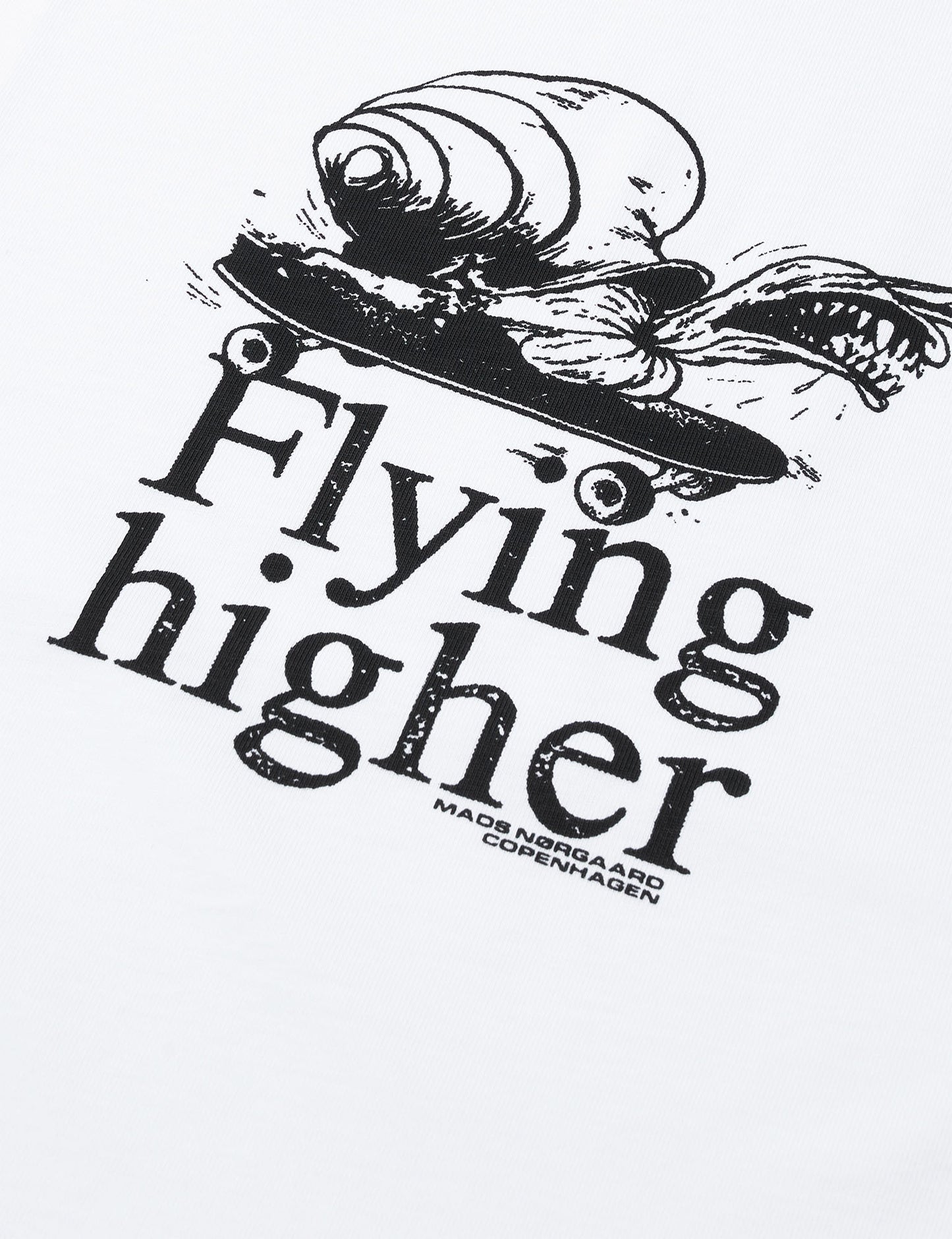 Dry Single Theo Tee, Snow White/Flying