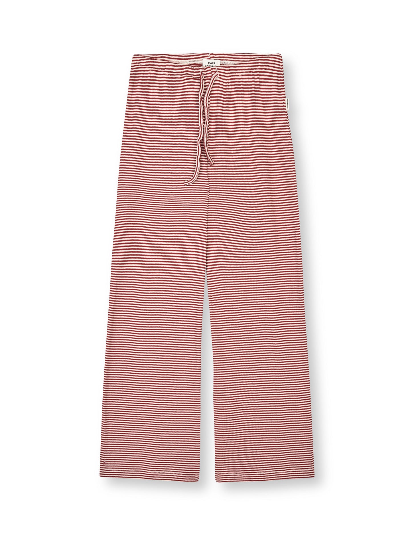 2x2 Cotton Stripe Verona Pants, Winery/Vanilla Ice