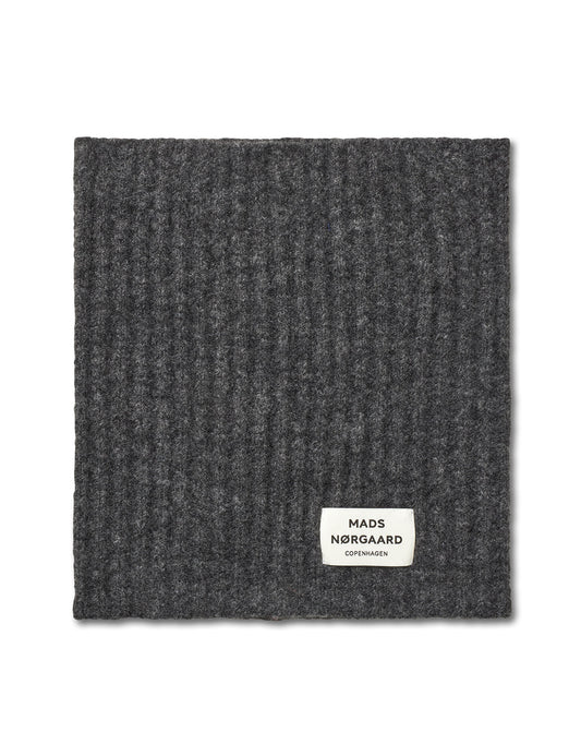 Tosca Snatie Neck Piece, Dark Grey Melange