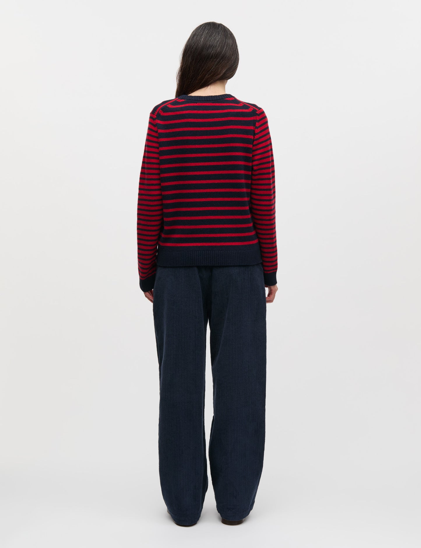 Cashmere Blend Ingrid Knit, Deep Well/Goji Berry