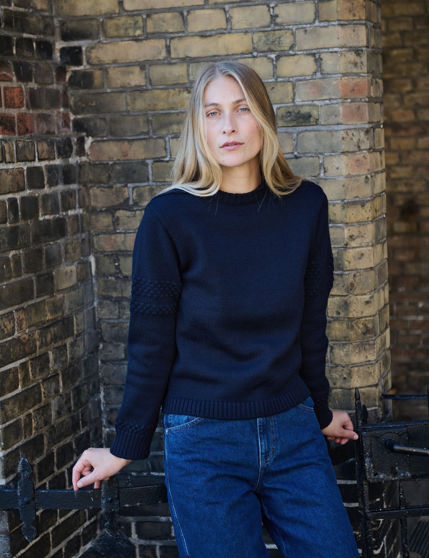 Wool Karoline Sweater, Parisian Night