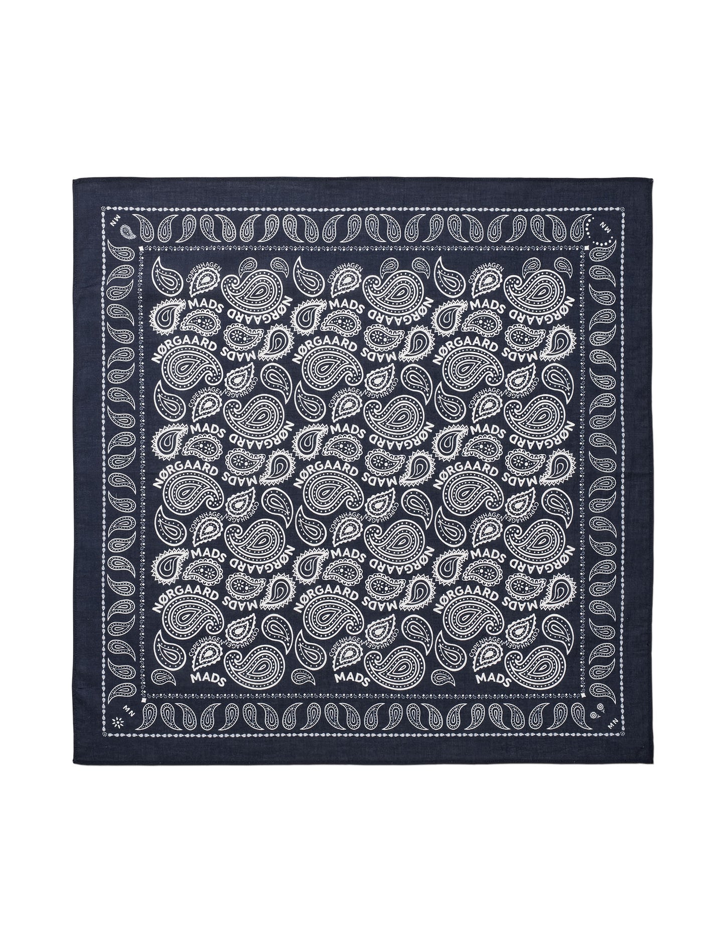 Soft Cotton Paisley Scarf Solid, Parisian Night