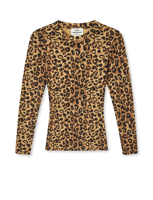 2x2 Cotton Tuba Tee LS AOP, Leopard AOP/Black