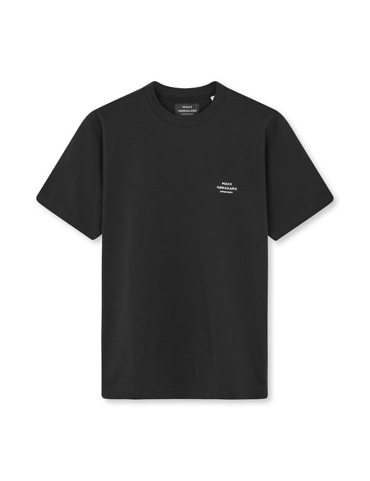 Cotton Jersey Frode Logo Tee FAV, Black