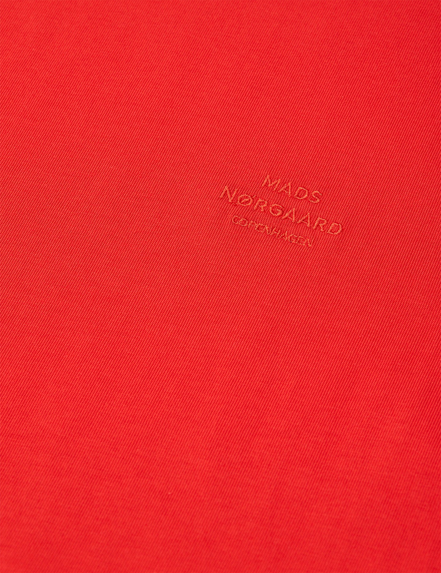 Cotton Jersey Frode Logo Tee FAV, Fiery Red