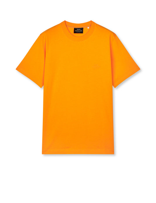 Cotton Jersey Frode Logo Tee FAV, Zinnia