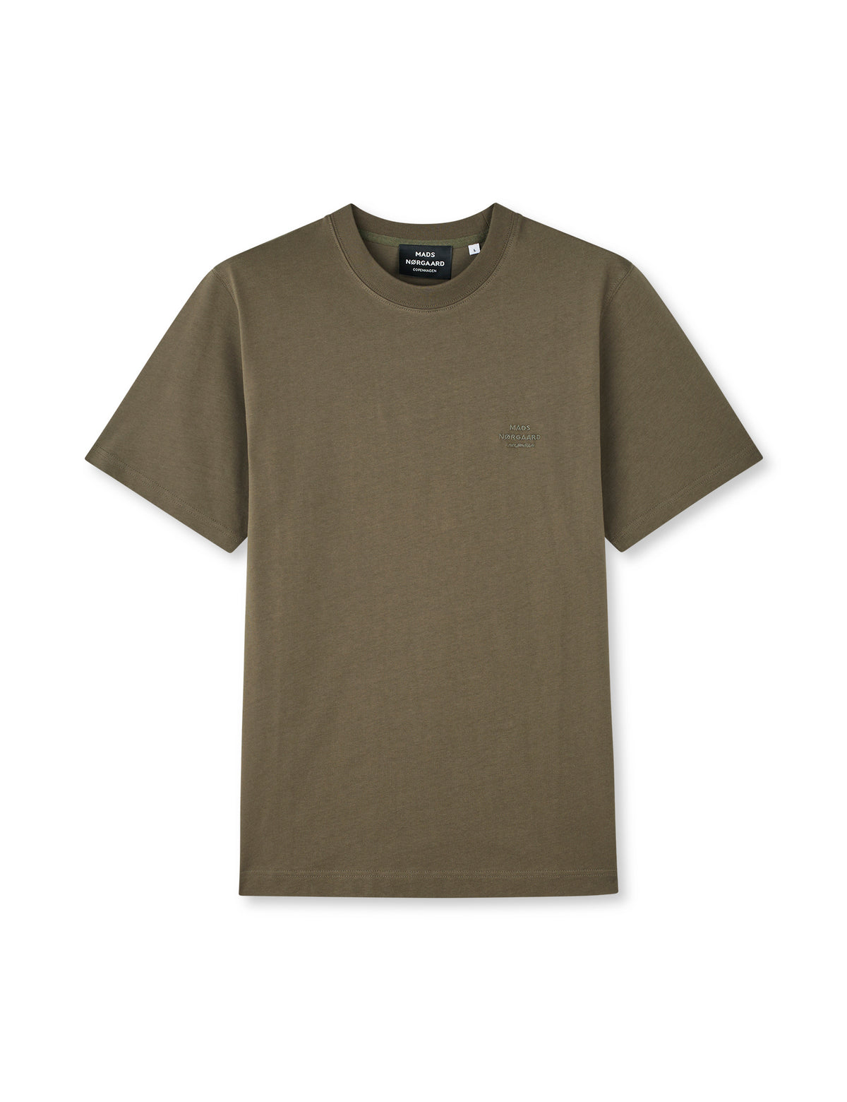 Cotton Jersey Frode Logo Tee FAV, Tarmac
