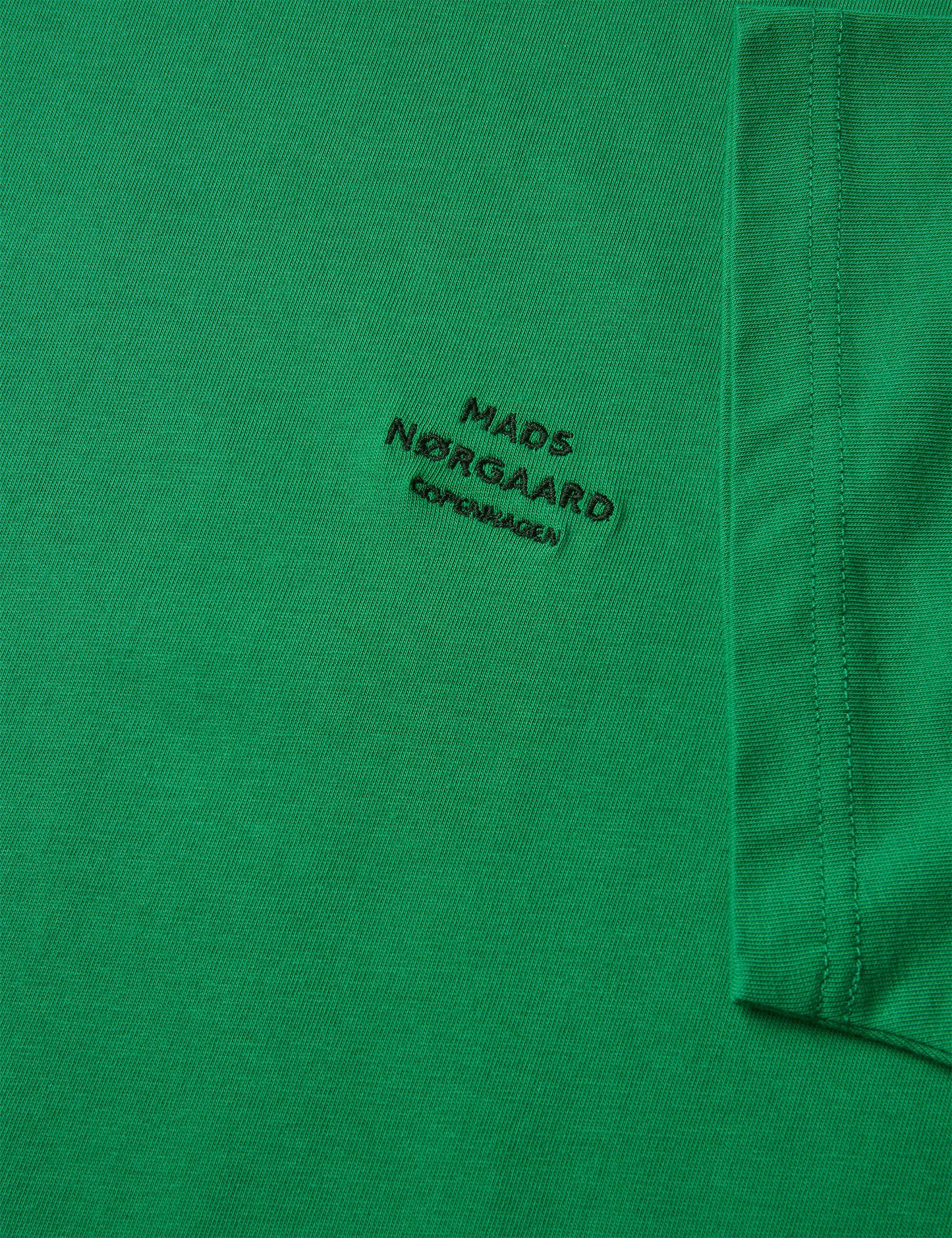 Cotton Jersey Frode Logo Tee FAV, Verdant Green