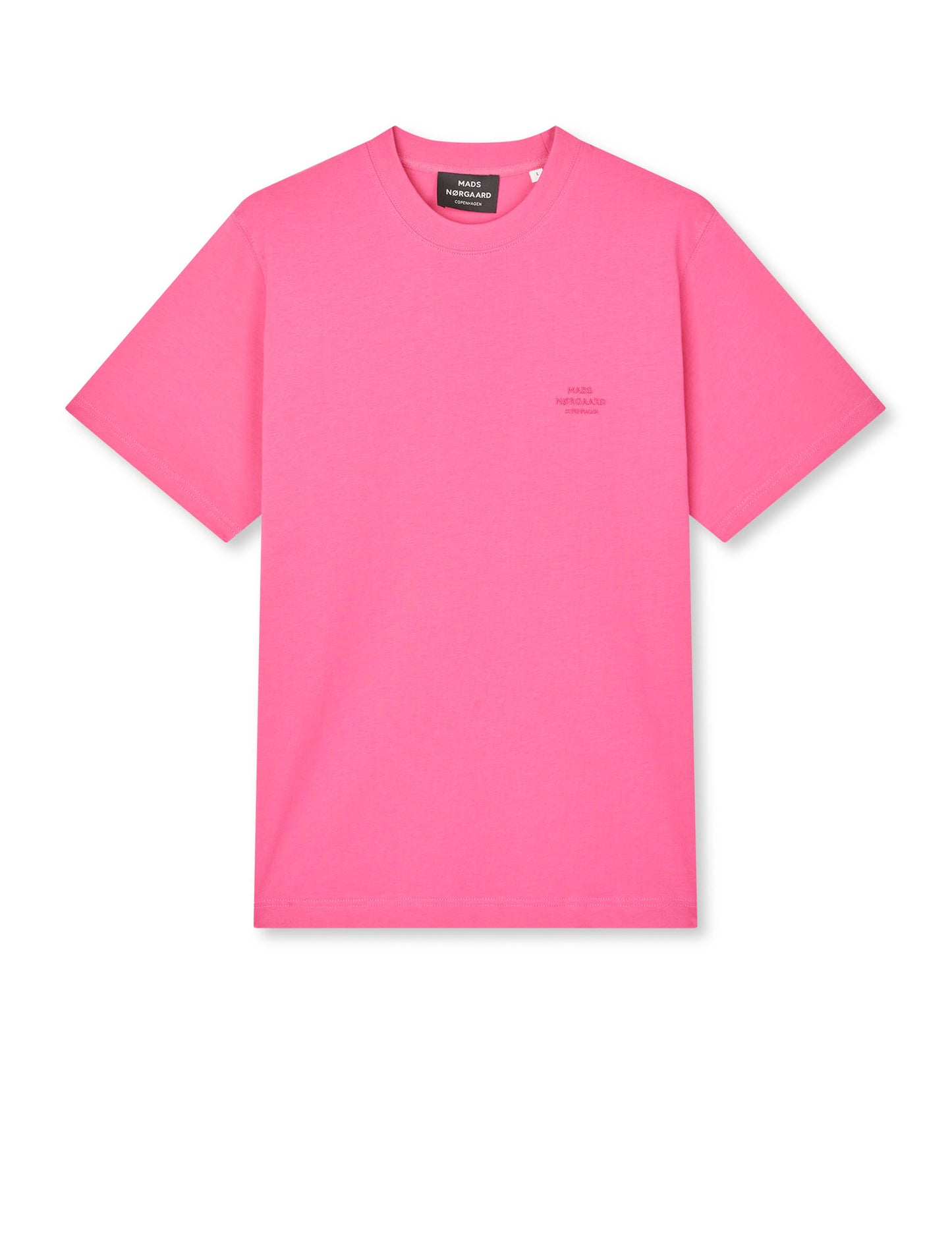 Cotton Jersey Frode Logo Tee FAV, Raspberry Rose